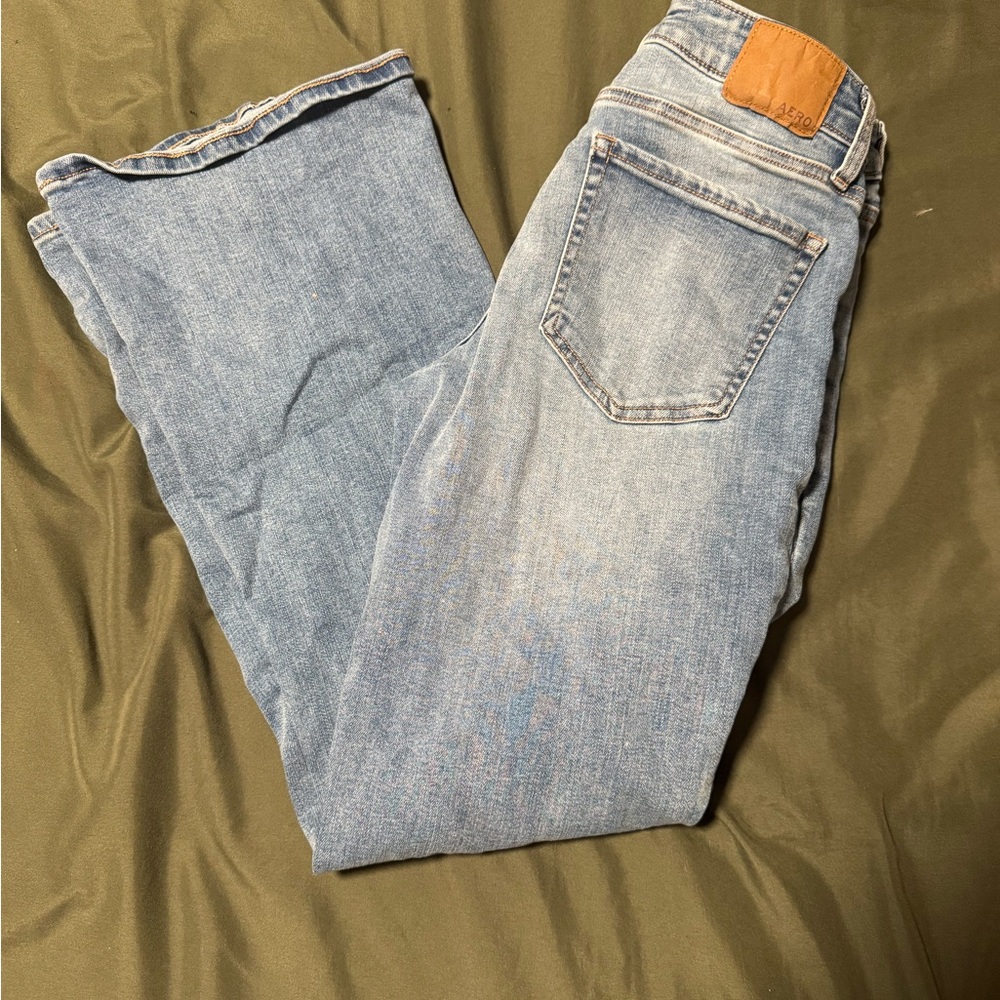 Aeropostale Mid Rise Flare Jeans